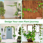 24 Pcs Chain Trellis for Climbing Plants, 120 Inch Long Metal Plant Trellis - Image 6