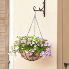 Hanging Baskets Planter for Plants, 2 Pack 14 Inch Round Metal Wire Hanging - Image 7
