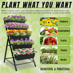 Homdox 3.74FT Vertical Garden Bed, 5 Tiers Vertical Raised Garden Planter - Image 5