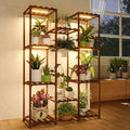 Bamworld Plant Stand with Grow Light Plant Shelf by Bamworld