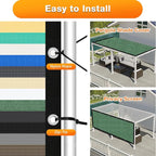 Artpuch Outdoor Pergola Shade Cover 7' X 8' Sun Shade Cloth - Image 5