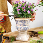 Sungmor Small Ceramic Urn Planter - Image 5