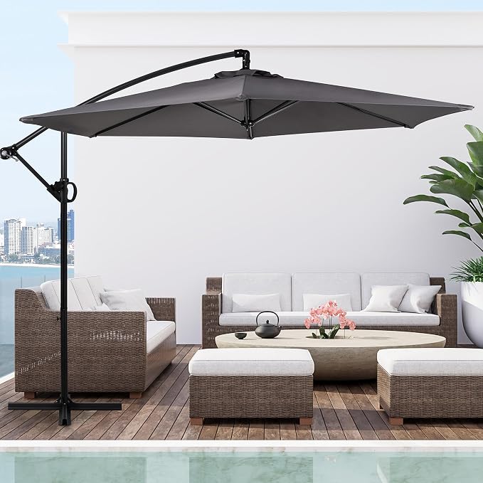 Shintenchi Patio Offset Umbrella - Image 2