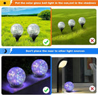 Solar Globe Lights Outdoor Waterproof-Solar Balls-Solar Garden Lights-Orbs - Image 5
