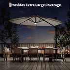 Garvee 10 ft Cantilever Patio Umbrella - Image 4