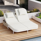 Merax Outdoor Daybed, Patio Rattan Daybed by Merax