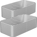 2 Pack Tall 6x3FT Raised Beds for Gardening, Corrugated Galvanized Steel Raised by OZMSHF