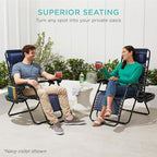 Best Choice Products Set of 2 Adjustable Steel Mesh Zero Gravity Lounge Chair - Image 7
