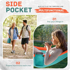 Camping Hammock Lightweight, Portable Hammocks Parachute Hammock - Image 5