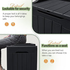 Greesum 31 Gallon Resin Deck Box All Weather Outdoor Storage Boxes - Image 4