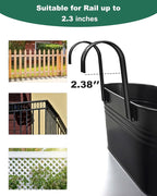 Metal Railing Planters for Outdoor Plants - Image 7