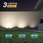 Consciot Solar Spot Lights Outdoor, 4 Pack, 600 Lumens, IP65 Waterproof - Image 3