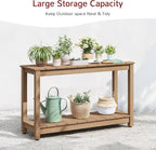 Stoog All-Weather Patio Console Table, 2-Tier Outdoor Table - Image 8