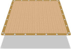 90% Shade Cloth Sun Shade Fabric Privacy Screen Shade Cover by eMERIT
