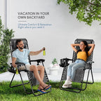 Nestl Zero Gravity Chairs Set of 6, Patio Lounge Chair Outdoor - Image 9