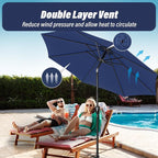 Simple Deluxe 9' Patio Umbrella Outdoor Table Market Yard Umbrella - Image 5