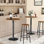 HOOBRO Bar Stools, Kitchen Round Height Stools - Image 2