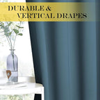 NICETOWN Blackout Drapery Curtain Panel 90 inches Long - Image 6