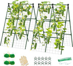2 Pack Cucumber Trellis, A-Frame Vegetable Trellis by Lazzmonk