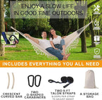 Hammock Hanging Swing Double Max 500lbs Macrame - Image 6
