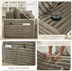 5-In-1 Oversized Chaise Lounge Chair Indoor - Image 4