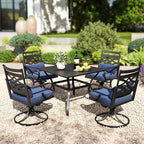 PHI VILLA 5 Pieces Outdoor Dining Set by PHIVILLAThepioneerofcomfortablehouseholdsupplies