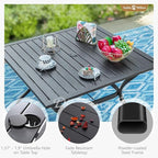 Sophia and William Outdoor Patio Dining Set - Image 7