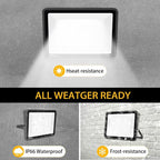2pack 400W LED Flood Lights Outdoor, 5000K Daylight White 50000LM Super Bright - Image 3