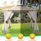 COBIZI Gazebo 10x10 Heavy Duty Gazebos - Image 5