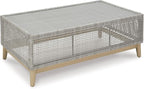 Signature Design by Ashley Seton Creek Casual Resin Wicker Outdoor Coffee Table by SignatureDesignbyAshley