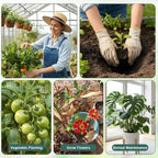 Grevosea 5 Pack Plant Support Stakes, Stackable Monstera Plant Supports - Image 5