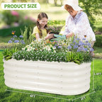 Galvanized Raised Garden Bed Outdoor- 2 Pcs Raised Beds - Image 8