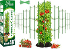 Riare 8 Pack 4 FT Tomato Cages for Garden- 48inches Heavy Duty Garden Stakes by Riare
