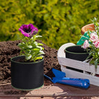 Delxo Garden Grow Bags 1 Gallon 10 Pack Plant Growing Bags Small Fabric Pots - Image 8