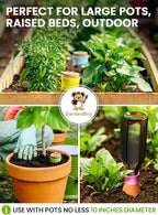 4 Pcs Ollas Terracotta Watering Pots Large - 14 Oz Self Watering Planter Insert - Image 7