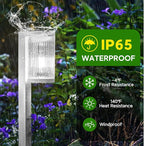 Solar Pathway Lights Outdoor, 6 Pack Upgraded Outdoor Solar Lights - Image 2