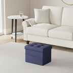 LINMAGCO Storage Ottoman Folding Foot Stool Foot Rest - Image 2