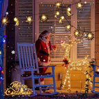 Beautyard Solar String Lights Outdoor Star Moon Sun 13Ft 153In Led Solar - Image 5