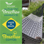 Vivere Authentic Brazilian Luxury Hammock - 450 lb Capacity - Image 2