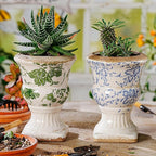 Sungmor Small Ceramic Urn Planter - Image 6