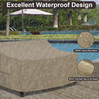 PureFit Outdoor Couch Cover Waterproof Patio Sofa Furniture Covers, 2-Seater - Image 4