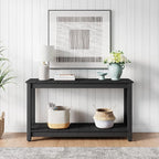 Stoog Outdoor Console Table, All-Weather 2-Tier Patio Console Table - Image 2