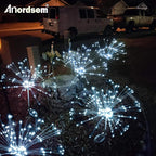 Anordsem Solar Garden Lights Outdoor: Fireworks Light Waterproof - Image 2