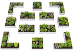 A ANLEOLIFE Set of 12 18 Inch Tall Raised Garden Beds Kit, Square & Rectangular by AAnleolife