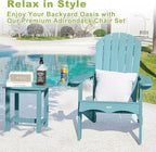 Y&M Outdoor Side Table, HIPS Adirondack Small Single Table, Waterproof Square - Image 4
