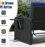 RELAX4LIFE Wicker Patio Outdoor Daybed - Image 9
