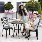 DWVO 25 Inches Round Patio Dining Table - Image 6