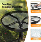 VINGLI Outdoor Side Table, Weatherproof Small Tables - Image 5