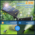 KEV Solar Spot Lights Outdoor, 18 LEDs Solar Flood Lights - Image 3