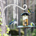 Qiang Ni Bird Feeder Hanger: 12-Inch Wall-Mounted Plant Bracket Outdoor - Image 8